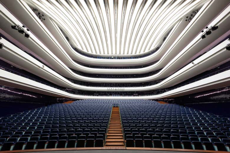 Sala principal do Palacio de las Artes Reina Sofía