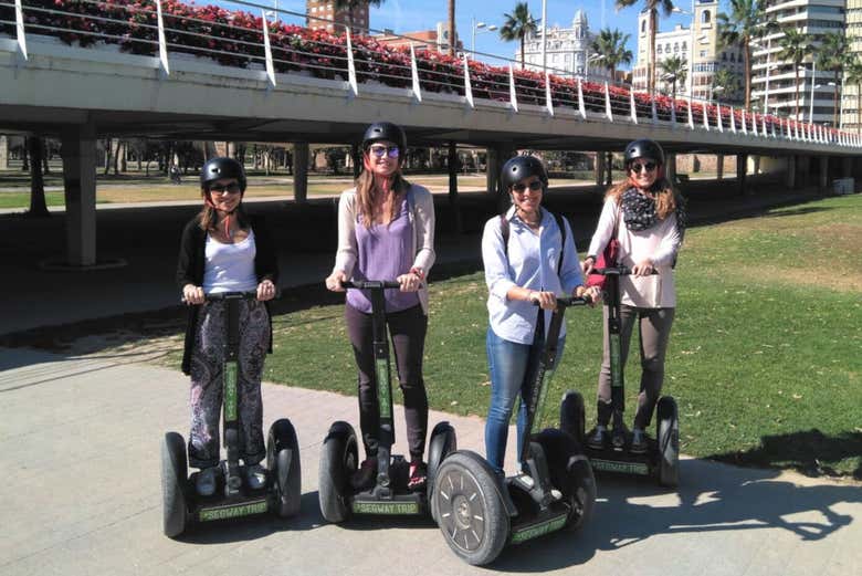 En segway por los Jardines del Turia