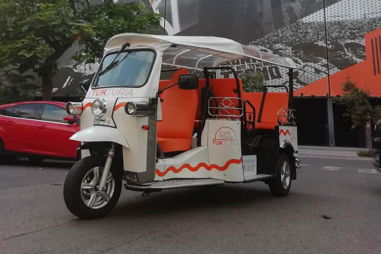 Tuk tuk no centro de Valência