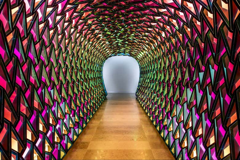 Tunnel for unfolding time, by Olafur Eliasson