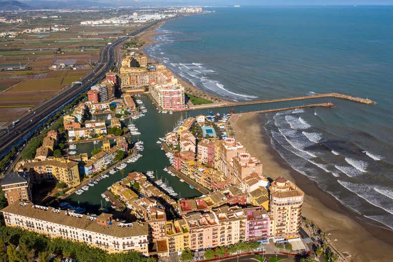 Port Saplaya, en el municipio valenciano de Alboraya