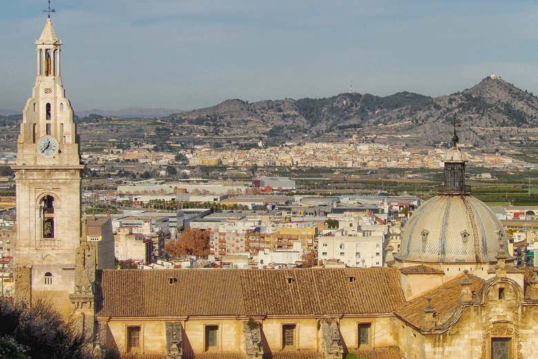Vista panorámica de Játiva