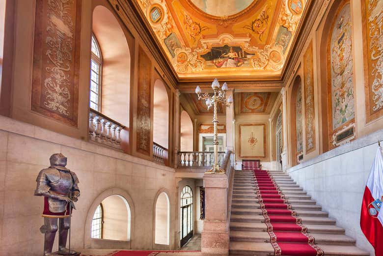 O palácio abriga recantos majestosos