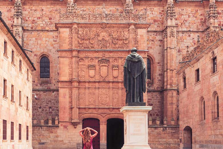 Fachada principal da Universidade de Salamanca