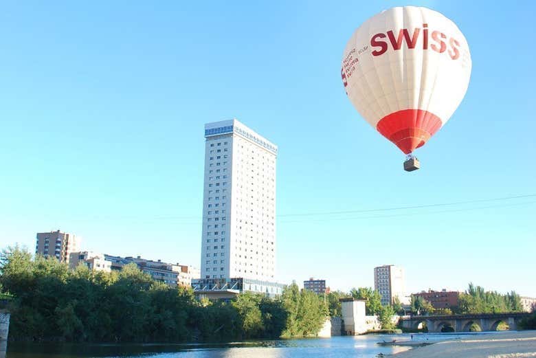 Sobrevolando Valladolid