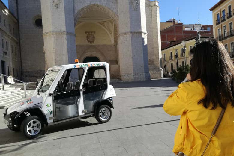 Photographing the centre of Valladolid