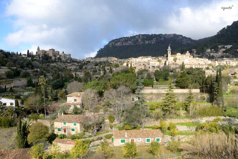 Vista del valle de Valldemosa