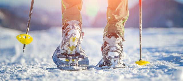 Paseo con raquetas de nieve por Valle de Lago