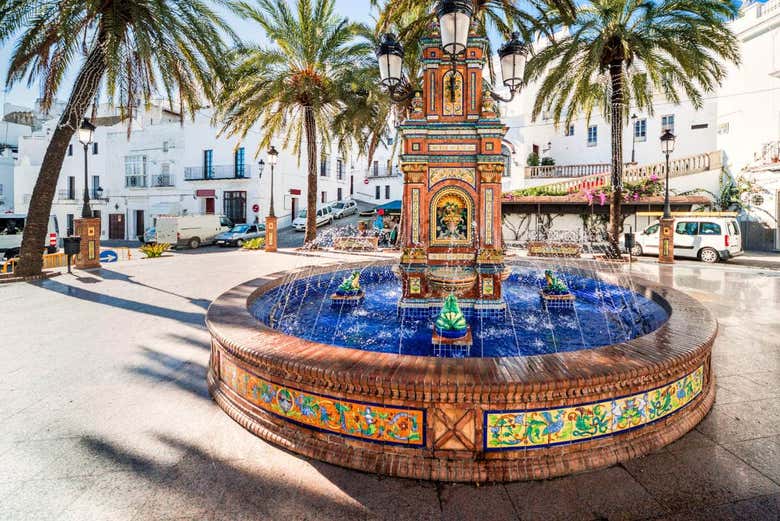 Plaza de España, en Vejer de la Frontera