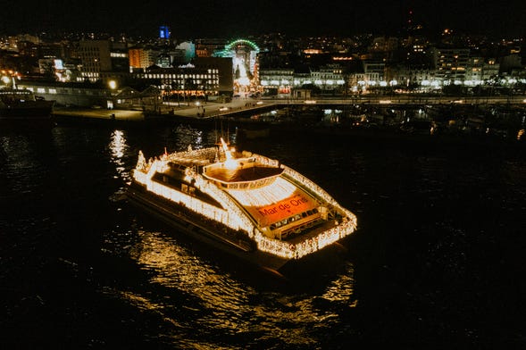 Barco navideño de Vigo