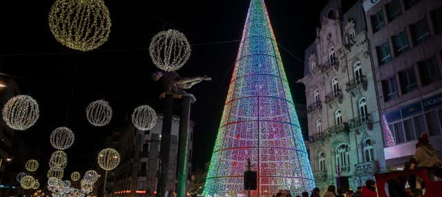 Free tour de las luces de Navidad de Vigo
