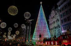 Free tour de las luces de Navidad de Vigo