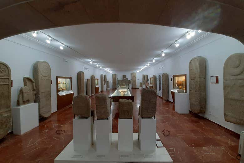 Oggetti archeologici all'interno del pazo