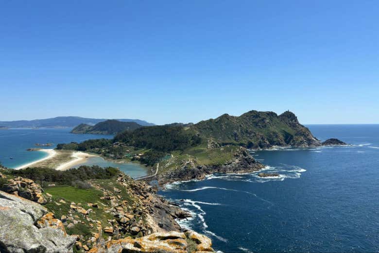 Panoramica delle isole Cíes