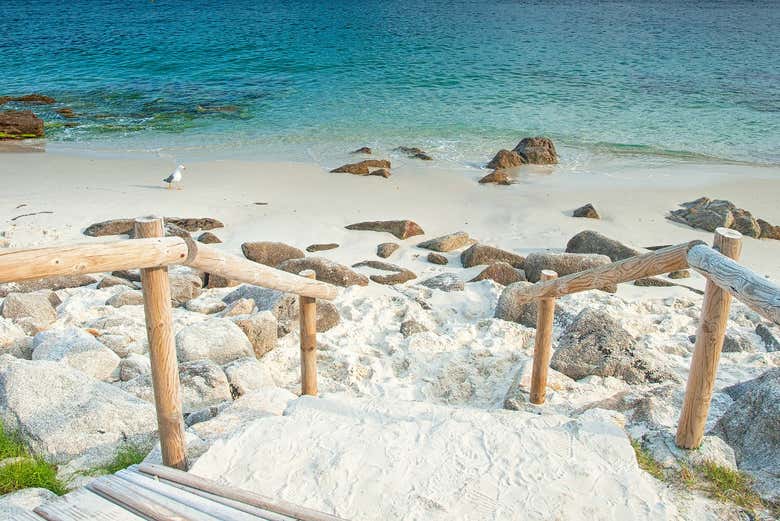 Una spiaggia delle isole Cíes