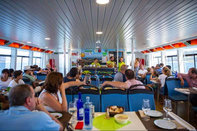 Actividades a bordo del barco