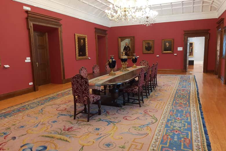 Una sala del del Pazo Quiñones