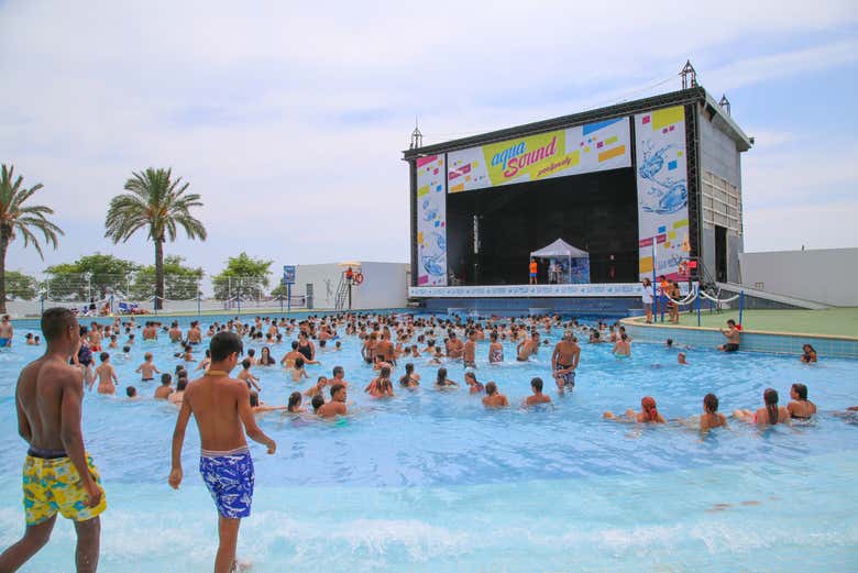 Macro piscina do Illa Fantasia