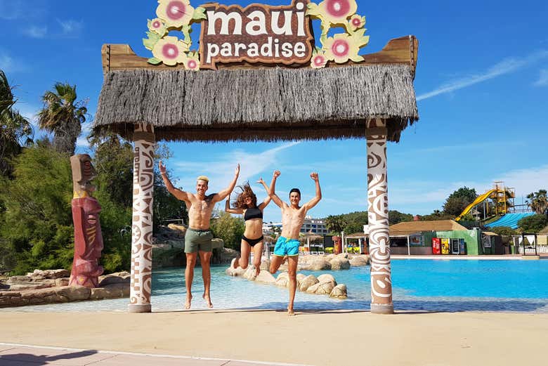 Disfrutando en Maui Paradise