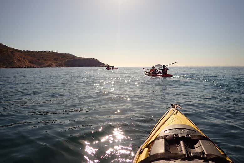 Entardecer de caiaque por Villajoyosa