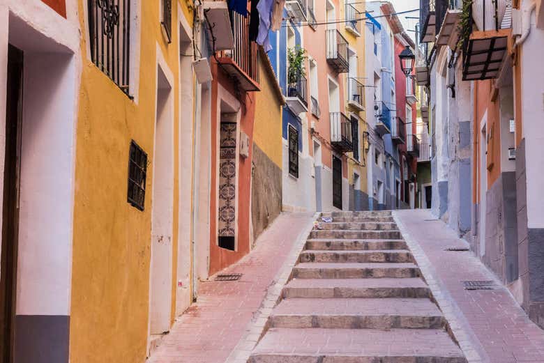 Calle del centro de Villajoyosa
