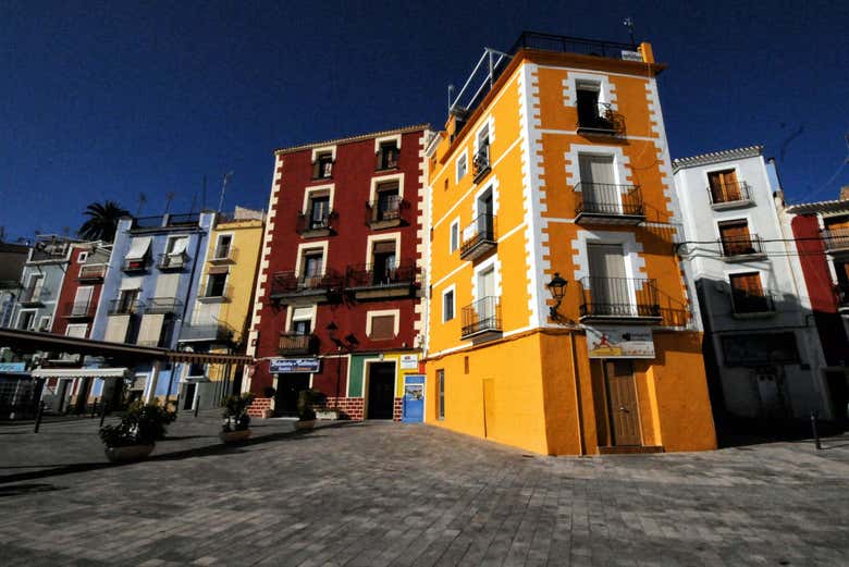 En el centro histórico de Villajoyosa
