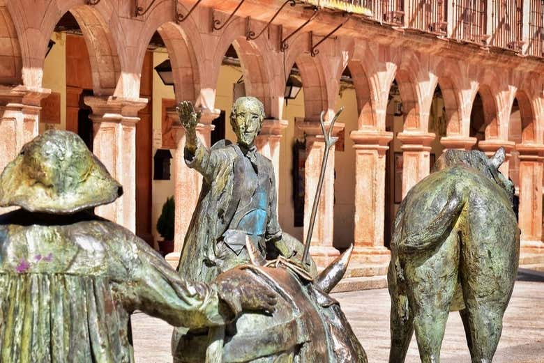 Statue of Don Quijote & Sancho Panza