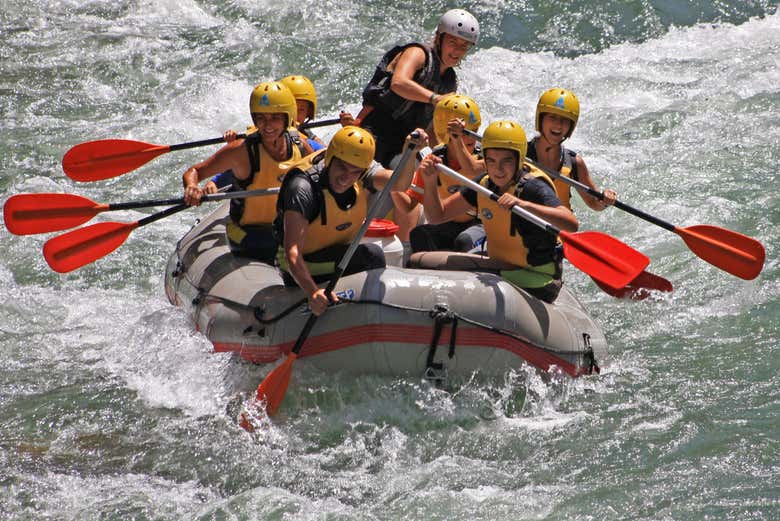 Disfrutando de la navegación por el río Guadalquivir
