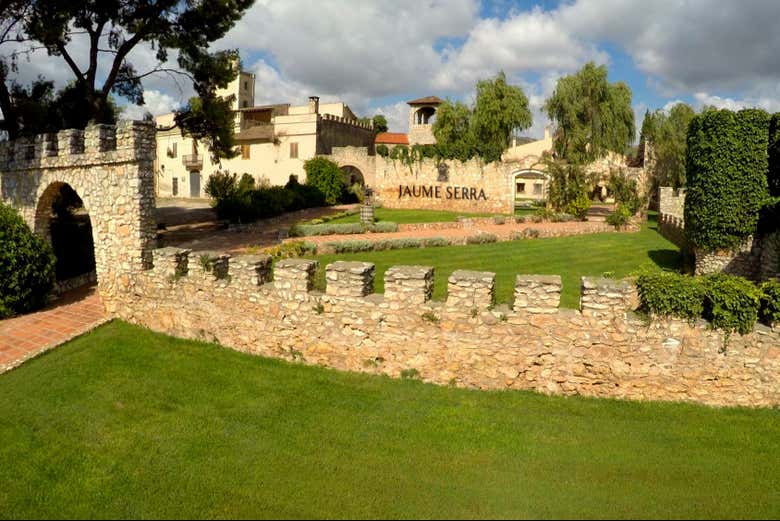 Finca de la bodega Jaume Serra