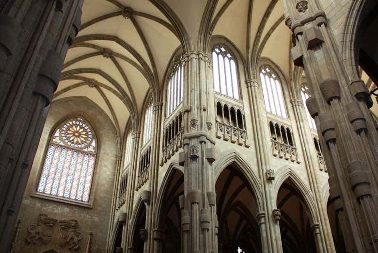 Interior de la catedral de Santa María