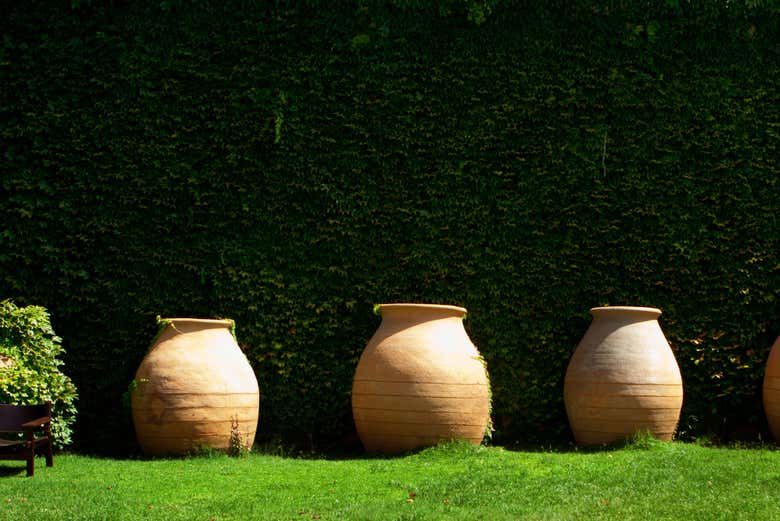 Giare decorative della cantina