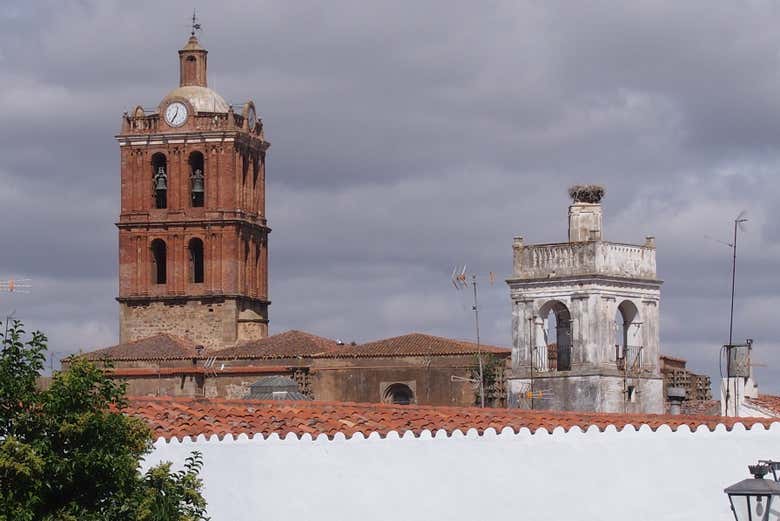 Admirando la villa histórica