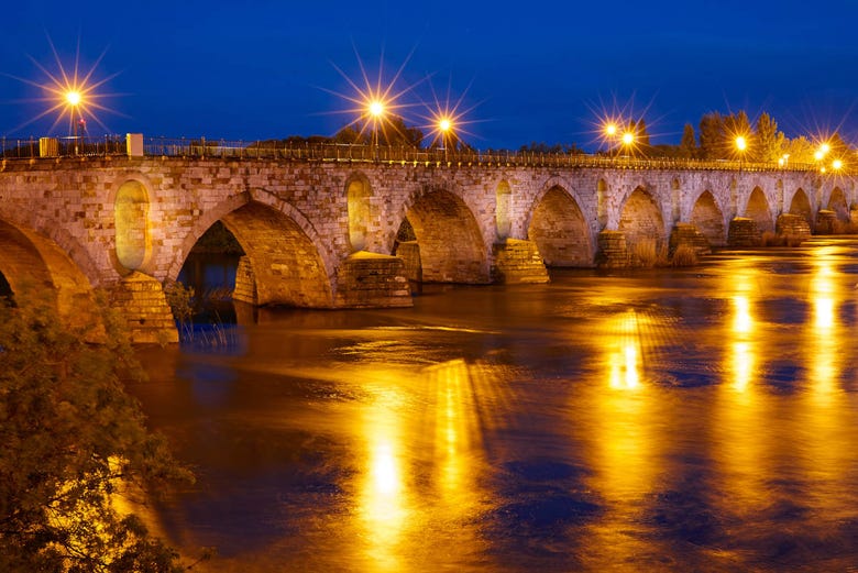 Puente de Piedra sobre el río Duero