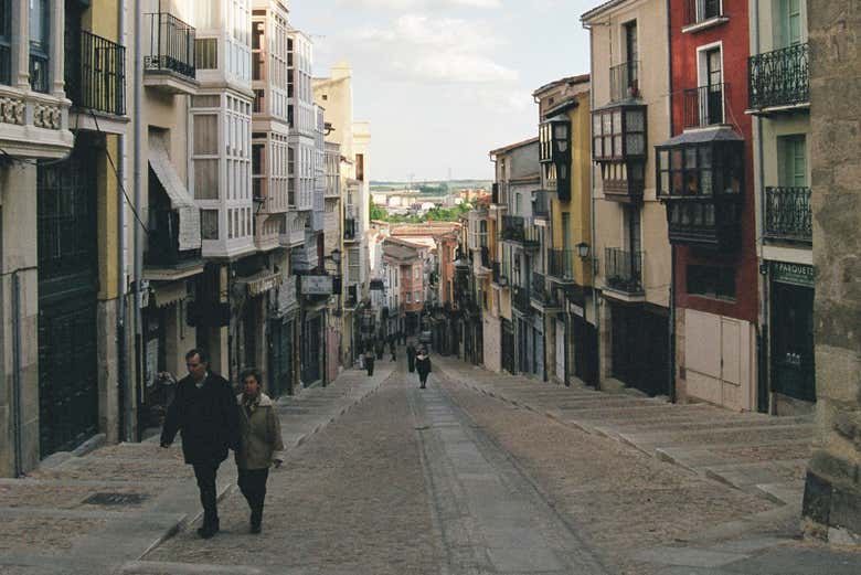 Calle Balborraz em Zamora