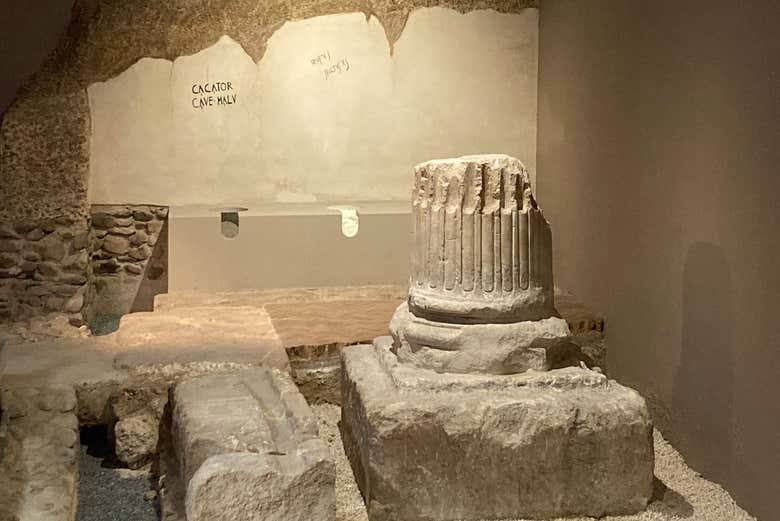 Vestiges de colonnes romaines