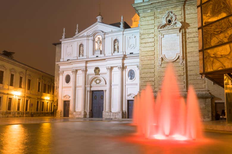 Fachada de la catedral del Salvador