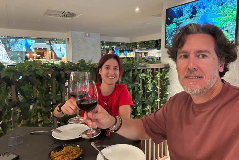 Disfrutando del tour de tapas por Zaragoza