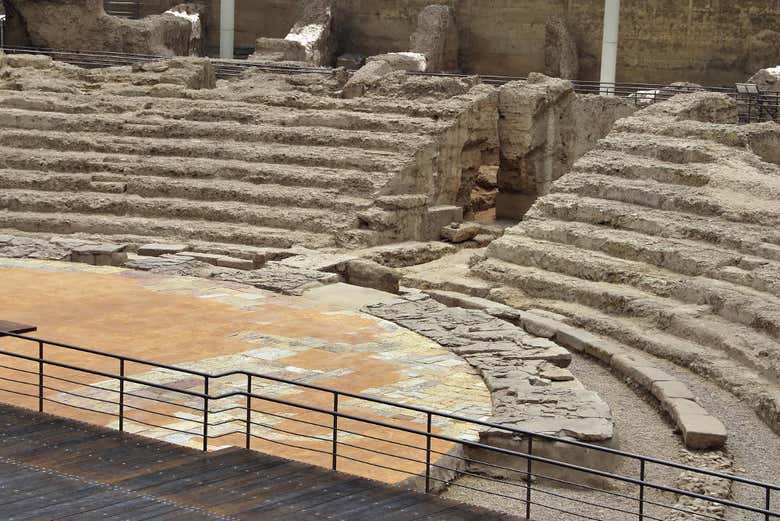 O teatro romano de Zaragoza