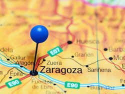 Zaragoza en el mapa