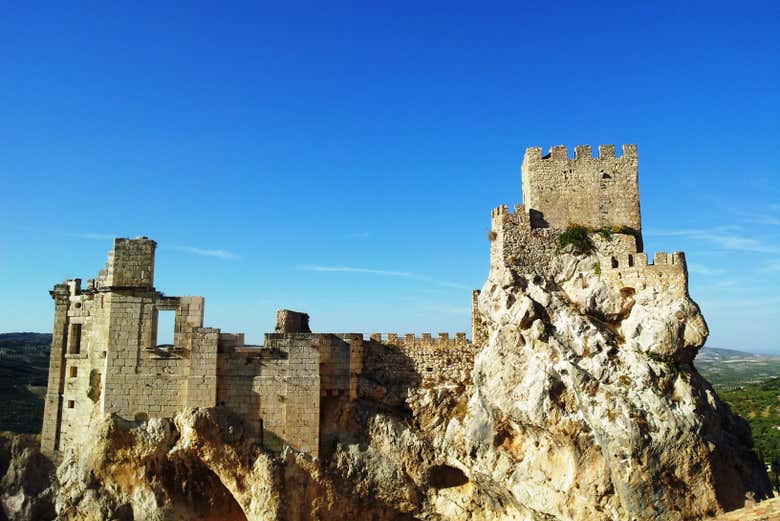 Admirando el castillo de Zuheros