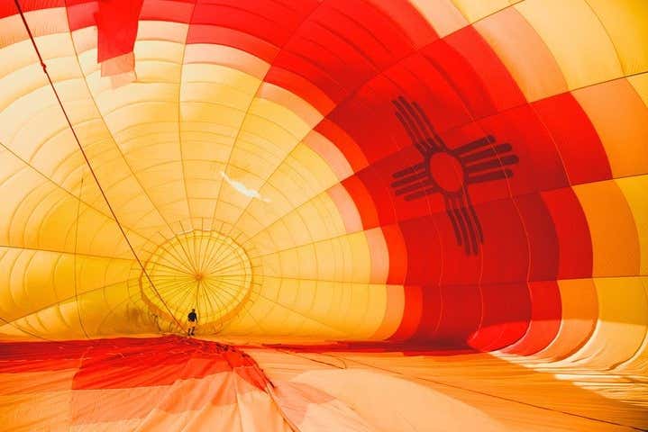 Interior del globo