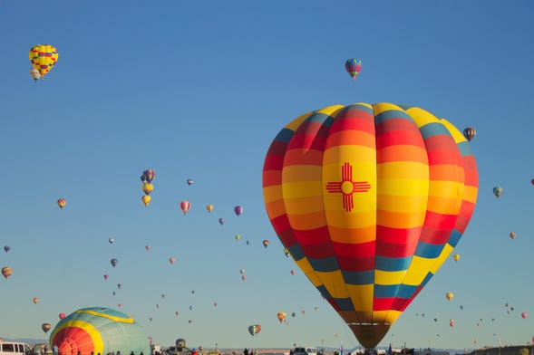 Passeio de balão por Albuquerque