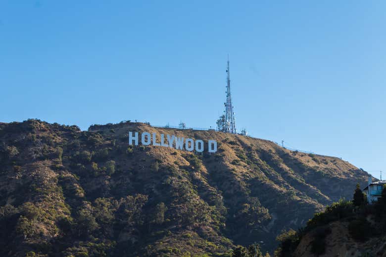 La scritta Hollywood
