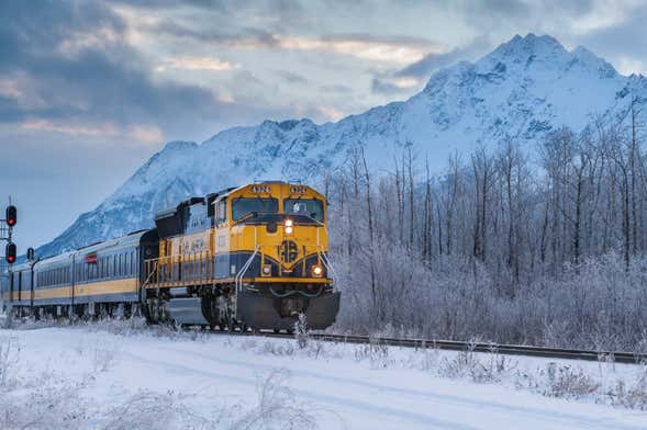 Aurora Winter Train, el tren entre Anchorage y Fairbanks
