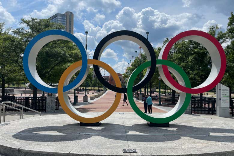 Les anneaux olympiques