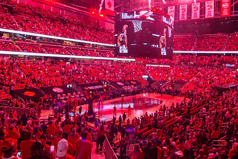 Viviendo la energía de los Atlanta Hawks
