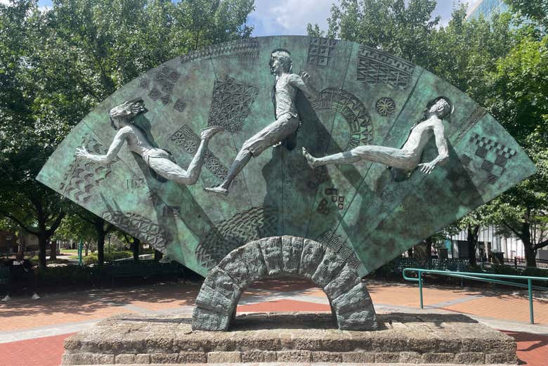 Sculpture en l'honneur des Jeux olympiques de 1996