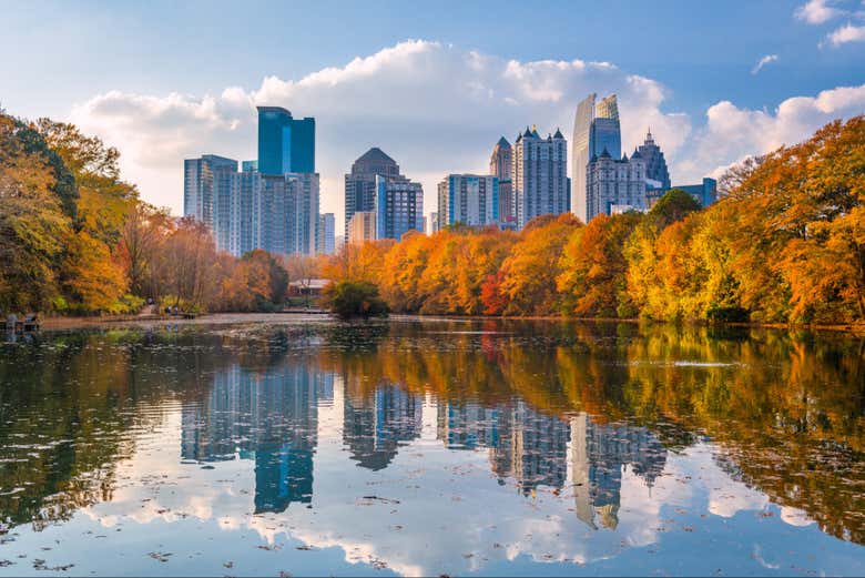 El Piedmont Park en otoño