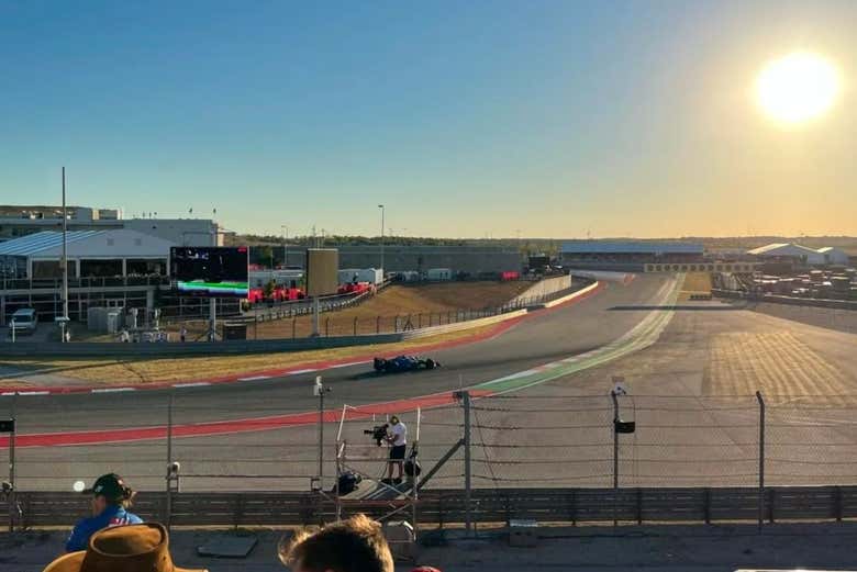 Vistas privilegiadas desde las tribunas del circuito de Austin