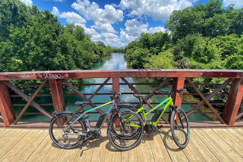 Duas das bicicletas que poderemos utilizar 